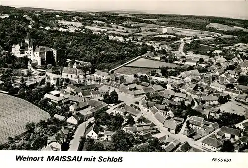AK / Ansichtskarte Maissau Fliegeraufnahme Schloss  Kat. Maissau