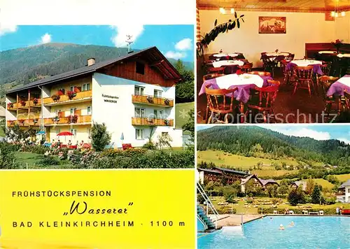 AK / Ansichtskarte Bad Kleinkirchheim Kaernten Pension Wasserer  Kat. Bad Kleinkirchheim
