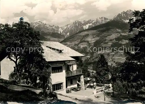 AK / Ansichtskarte Merano Suedtirol Ristorante Gasthaus Zum Tiroler Kreuz Kat. Merano