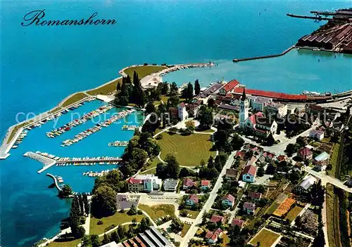 AK / Ansichtskarte Romanshorn Bodensee Fliegeraufnahme