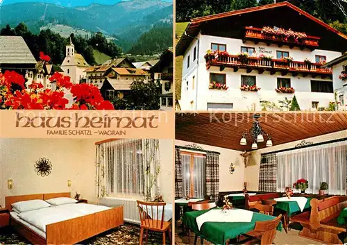 AK / Ansichtskarte Wagrain Salzburg Haus Heimat Doppelzimmer Speiseraum Teilansicht  Kat. Wagrain