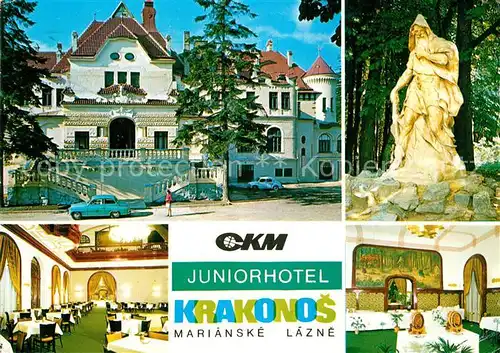 AK / Ansichtskarte Marianske Lazne Juniorhotel Krakonos Kat. Marienbad