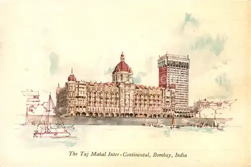 AK / Ansichtskarte Bombay Mumbai Taj Mahal