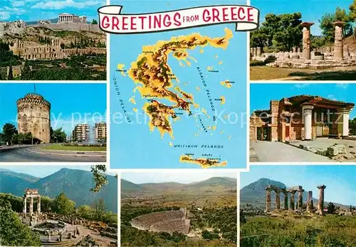 AK / Ansichtskarte Griechenland Greece Tempel Akropolis Freilichttheater Kat. Griechenland