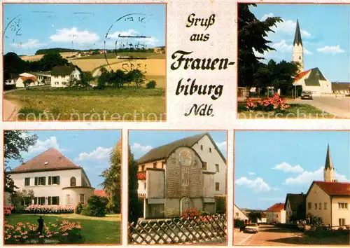 AK / Ansichtskarte Frauenbiburg Ortspartien mit Kirche Kat. Dingolfing