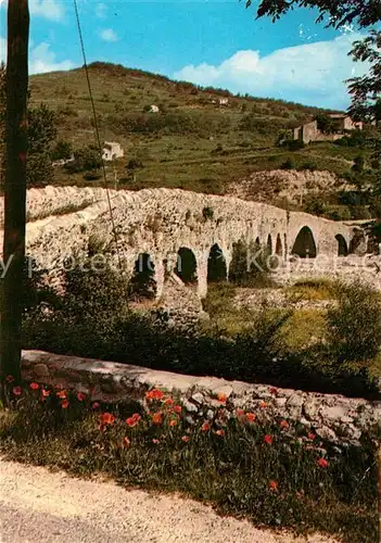 AK / Ansichtskarte Viviers sur Rhone Le Pont romain