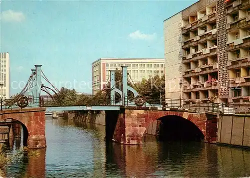 AK / Ansichtskarte Berlin Jungfernbruecke Klappbruecke Kat. Berlin