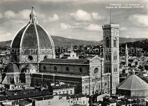 AK / Ansichtskarte Firenze Toscana La Cattedrale Cupola del Brunelleschi Kat. Firenze