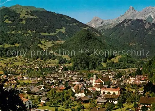 AK / Ansichtskarte Schruns Vorarlberg Tschagguns Panorama Blick auf Zimba und Golmer Joch Montafon Kat. Schruns
