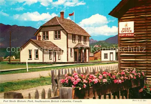 AK / Ansichtskarte Fort Steele Historic Park Post Office and Government Building