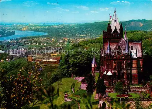 AK / Ansichtskarte Koenigswinter Panorama mit Schloss Drachenburg Kat. Koenigswinter