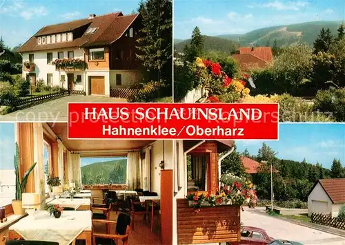 AK / Ansichtskarte Hahnenklee Bockswiese Harz Haus Schauinsland  Kat. Goslar
