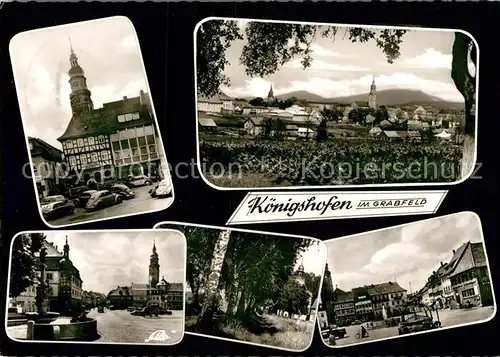 AK / Ansichtskarte Koenigshofen Bad Teilansichten Kat. Bad Koenigshofen i. Grabf.
