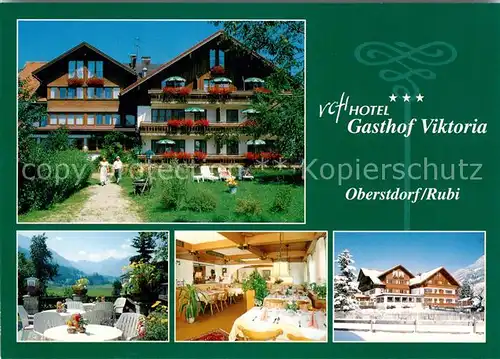 AK / Ansichtskarte Oberstdorf Hotel Viktoria Kat. Oberstdorf