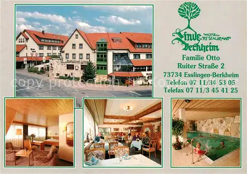 AK / Ansichtskarte Esslingen Neckar Hotel Restaurant Linde Kat. Esslingen am Neckar