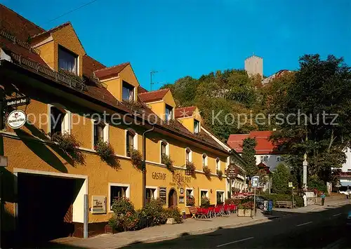 AK / Ansichtskarte Falkenstein Oberpfalz Gasthof zur Post Kat. Falkenstein