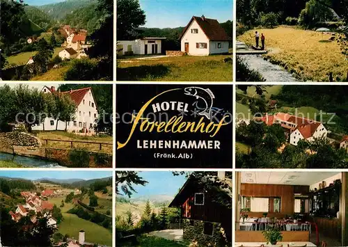 AK / Ansichtskarte Lehenhammer Hotel Forellenhof Teilansichten Kat. Etzelwang