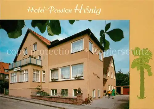 AK / Ansichtskarte Bad Pyrmont Hotel Pension Hoenig Kat. Bad Pyrmont