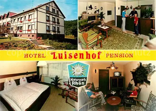 AK / Ansichtskarte Bischofsheim Rhoen Hotel Pension Luisenhof  Kat. Bischofsheim a.d.Rhoen