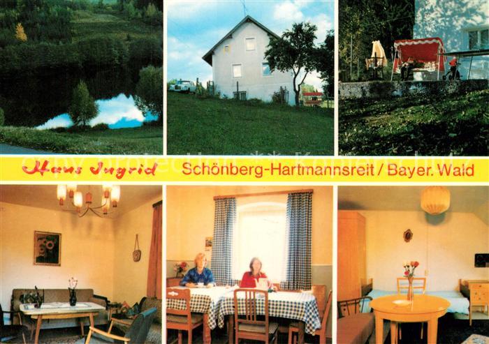 Ak Ansichtskarte Hartmannsreit Haus Ingrid Kat Schoenberg Nr