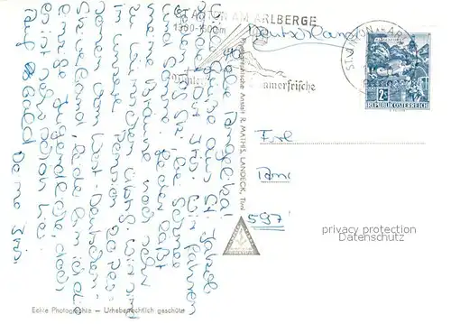 AK / Ansichtskarte St Jakob Arlberg Gasthof Loewen Luftseilbahn Kat. St. Anton am Arlberg