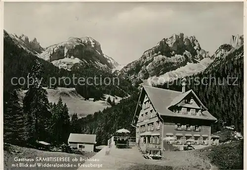 AK / Ansichtskarte Bruelisau Gasthaus Saemtisersee Kat. Bruelisau