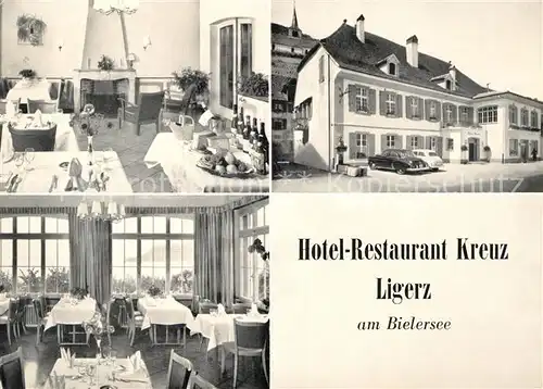 AK / Ansichtskarte Ligerz Hotel Restaurant Kreuz  Kat. Ligerz