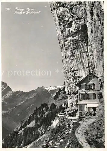 AK / Ansichtskarte Weissbad Berggasthaus Aescher Wildkirchli Kat. Weissbad