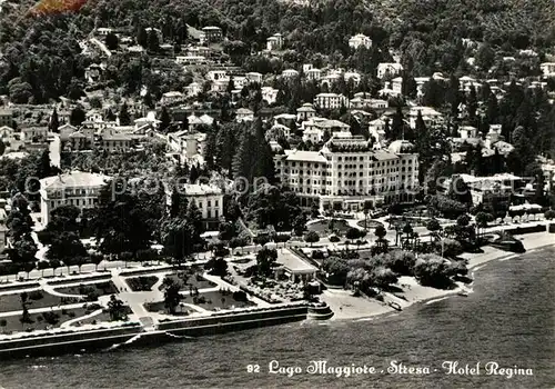 AK / Ansichtskarte Stresa Lago Maggiore Hotel Regina 