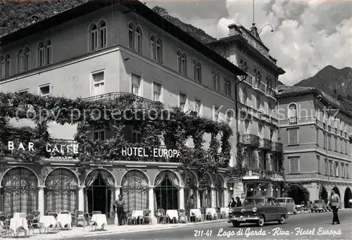 AK / Ansichtskarte Riva del Garda Hotel Europa Kat. 