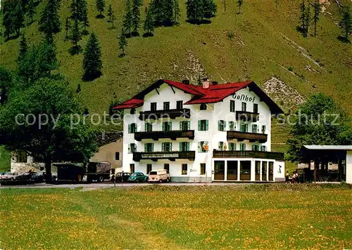 AK / Ansichtskarte Hinterriss Tirol Gasthof Alpenhof  Kat. Vomp