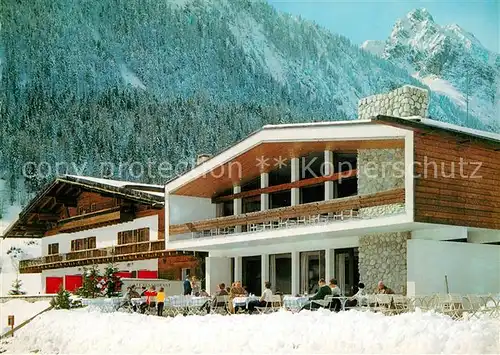 AK / Ansichtskarte Mittenwald Karwendel Tirol Hotel Lautersee Kat. Schwaz