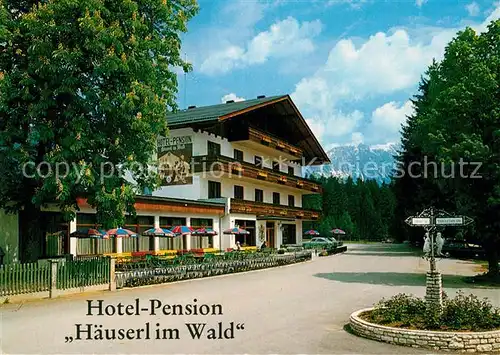 AK / Ansichtskarte Groebming Steiermark Hotel Pension Haeuserl im Wald Kat. Groebming