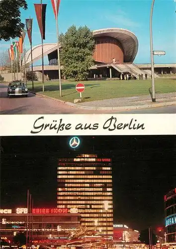 AK / Ansichtskarte Berlin Kongresshalle Europa Center mit Haus der Nationen Kat. Berlin