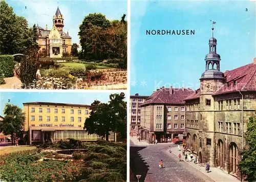 AK / Ansichtskarte Nordhausen Thueringen Meyenburgmuseum HO Hotel Handelshof Kat. Nordhausen Harz