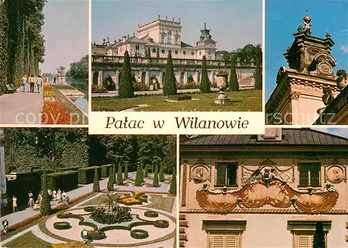AK / Ansichtskarte Warszawa Palac w Wilanowie Details Kat. Warschau Polen