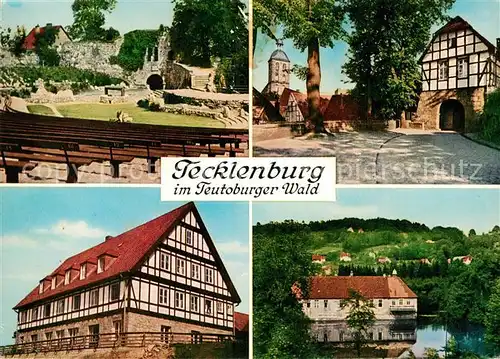AK / Ansichtskarte Tecklenburg Freilichtbuehne Leggetor Jugendherberge Wasserburg Kat. Tecklenburg