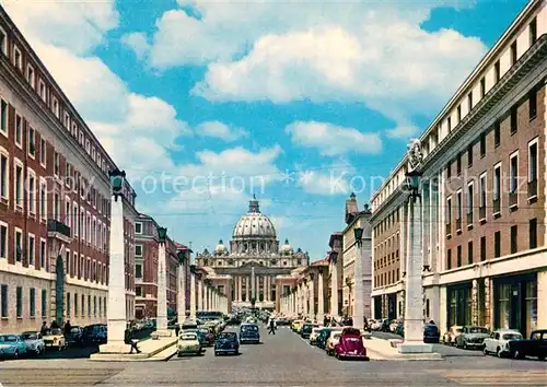 AK / Ansichtskarte Roma Rom Via delle Conciliazione e San Pietro Kat. 