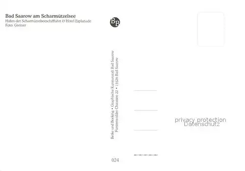 AK / Ansichtskarte Bad Saarow Pieskow Fliegeraufnahme mit Hafen und Hotel Esplanade am Scharmuetzelsee Kat. Bad Saarow