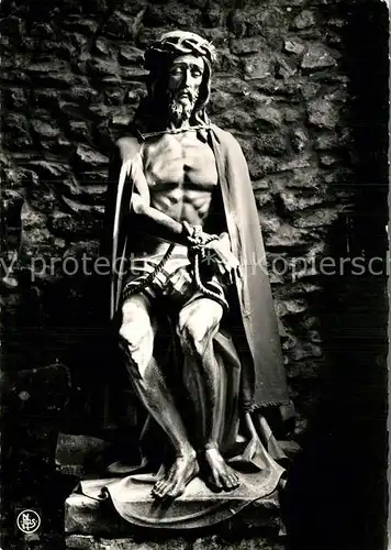 AK / Ansichtskarte Bruges Flandre Chapelle du Saint Sang Ecce Homo Statue Kat. 