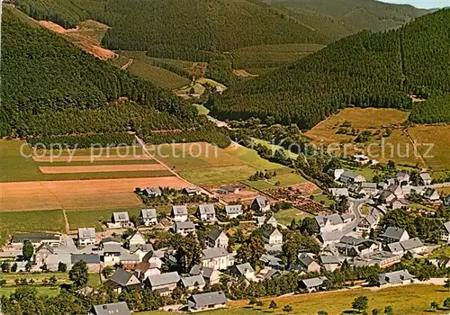 AK / Ansichtskarte Oberkirchen Sauerland 1967 Schoenstes Dorf Nordrhein Westfalens Fliegeraufnahme Kat. Schmallenberg