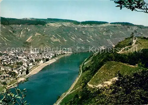 AK / Ansichtskarte Kroev Mosel Panorama Weinberge Kat. Kroev