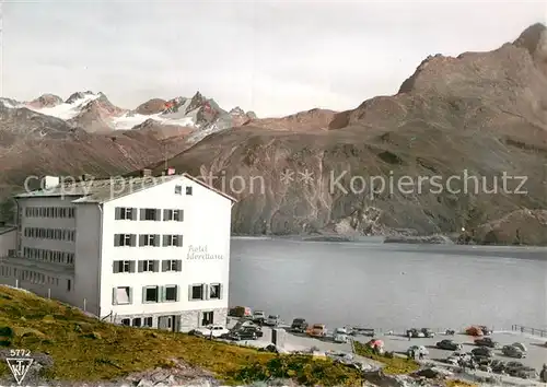 AK / Ansichtskarte Silvretta Hochalpenstrasse Hotel Silvrettasee mit Stausee Alpen Kat. Gaschurn