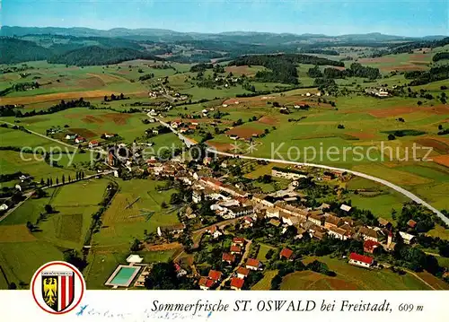AK / Ansichtskarte St Oswald Freistadt Sommerfrische Fliegeraufnahme Kat. Freistadt