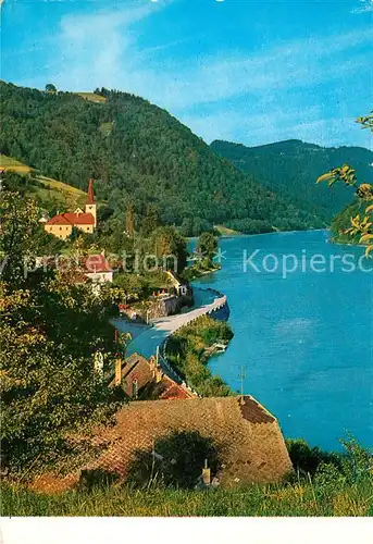 AK / Ansichtskarte St Nikola an der Donau Uferstrasse Kat. Sarmingstein