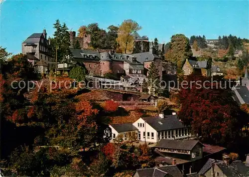 AK / Ansichtskarte Monschau Teilansicht mit Burg Kat. Monschau