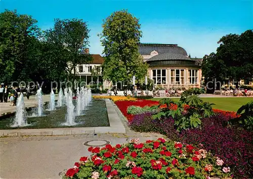 AK / Ansichtskarte Bad Salzuflen Fontaenen und Kurhaus Kat. Bad Salzuflen