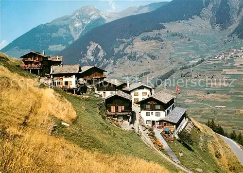 AK / Ansichtskarte Vicheres sur Liddes Route du Grand Saint Bernard Bergdorf Walliser Alpen