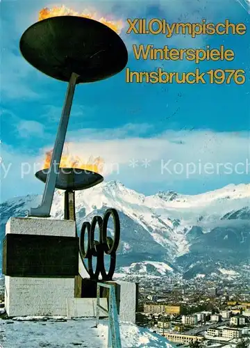 AK / Ansichtskarte Olympia XII. Olympische Winterspiele Innsbruck  Kat. Sport