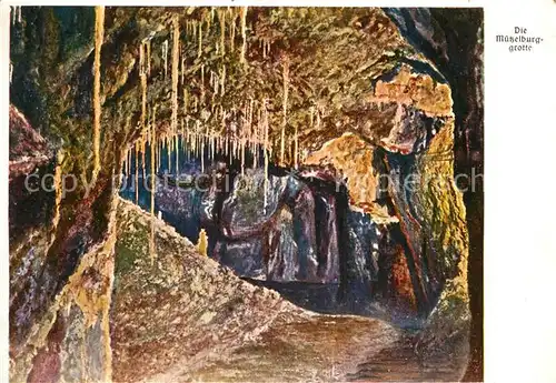 AK / Ansichtskarte Hoehlen Caves Grottes Saalfeld Muetzelburggrotte  Kat. Berge